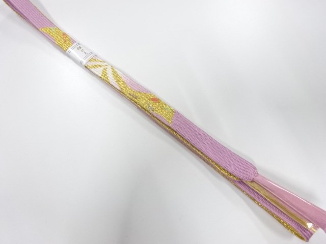 JAPANESE KIMONO / UNUSED KOREI HAND-TIED OBIJIME